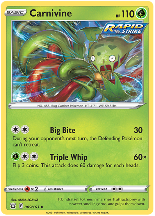 Carnivine - 009/163 - Uncommon