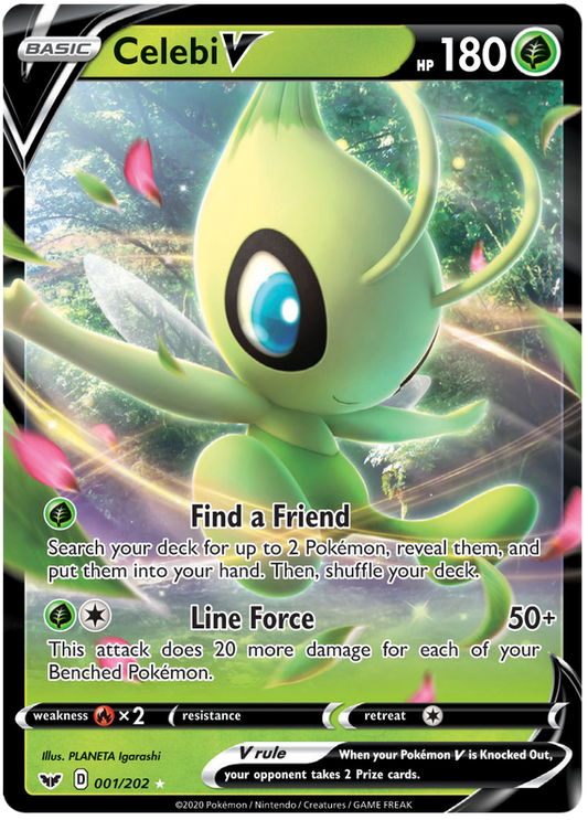 Celebi V - 001/202 - Ultra Rare