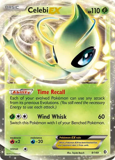 Celebi EX - 9/149 - Ultra Rare - (VLP)