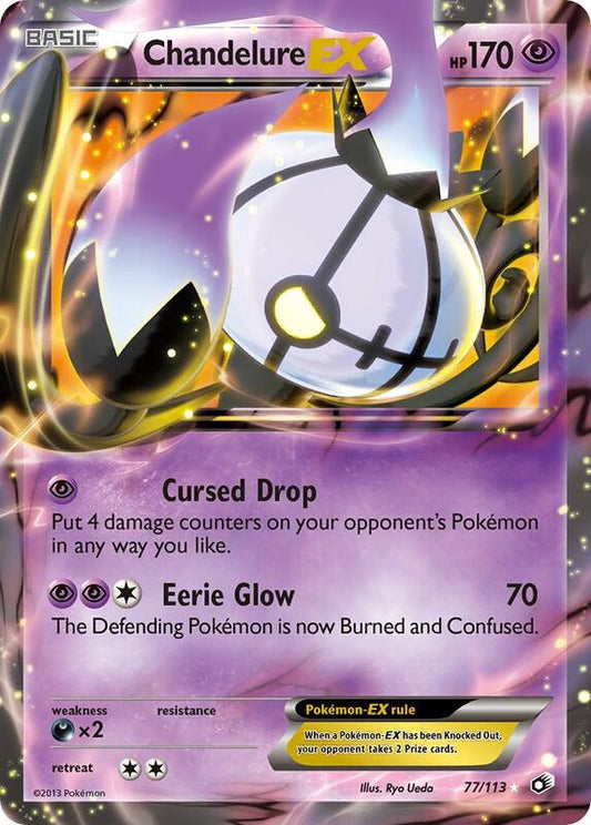 Chandelure EX - 77/113 - Ultra Rare