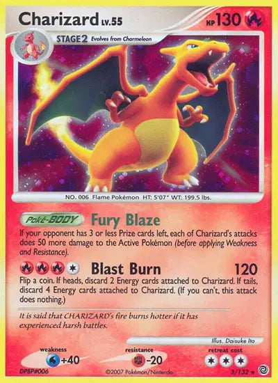 Charizard (Holo Bleed) - 3/132 - Holo Rare