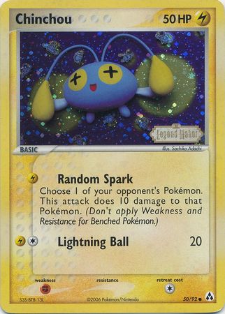 Chinchou (Stamped) - 50/92 - Holo