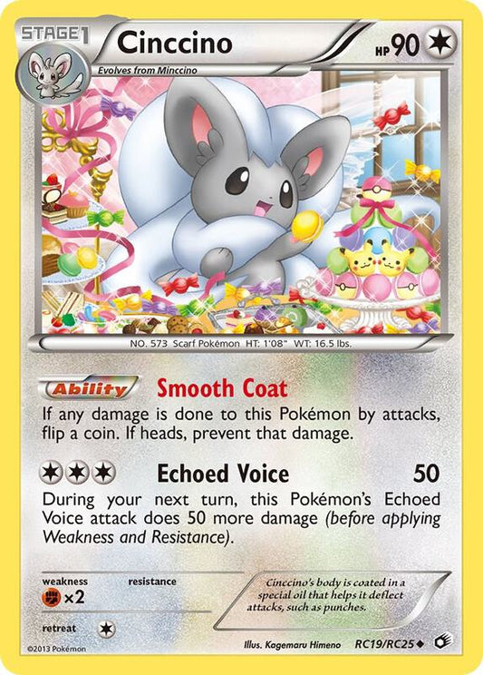Cinccino RC19/RC25 - Uncommon - Holo - LP
