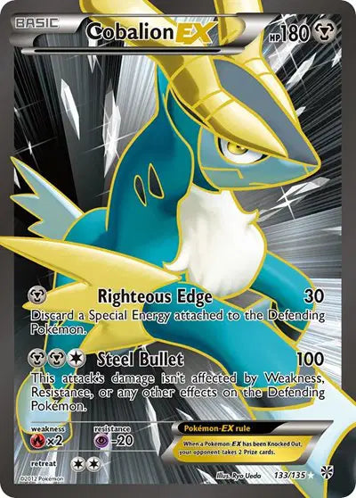 Cobalion EX (Full Art) - 133/135 - Ultra Rare
