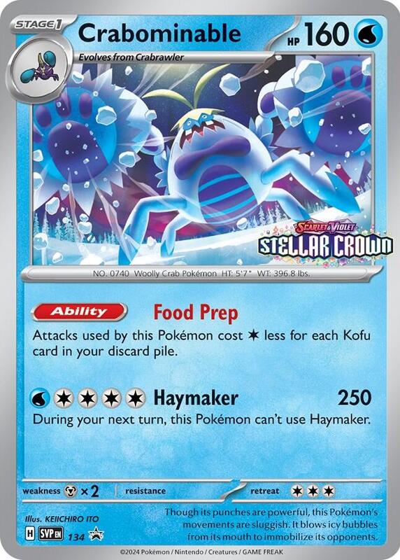 Crabominable - SVP134 (Pre-release)