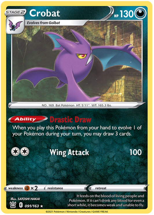 Crobat - 091/163 - Holo Rare