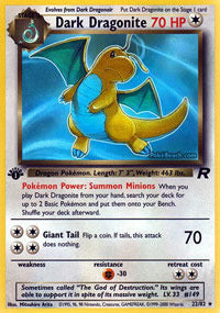 Dark Dragonite - 22/82 - Rare - 1st Edition - (MP)