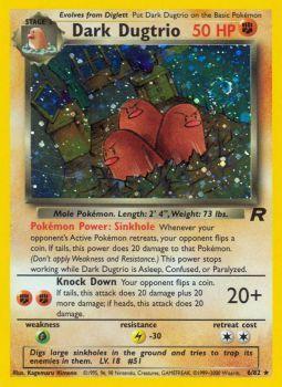 Dark Dugtrio - 06/82 - Holo Rare - Unlimited Edition - (NM)