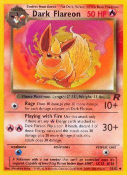 Dark Flareon - 35/82 - Uncommon - Unlimited Edition - (MP)