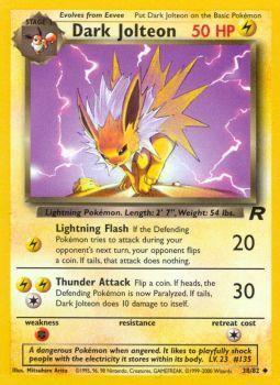 Dark Jolteon - 38/82 - Uncommon - Unlimited Edition - (VLP)