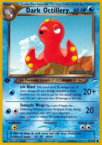 Dark Octillery - 62/105 - Common - 1st Edition - (VLP)