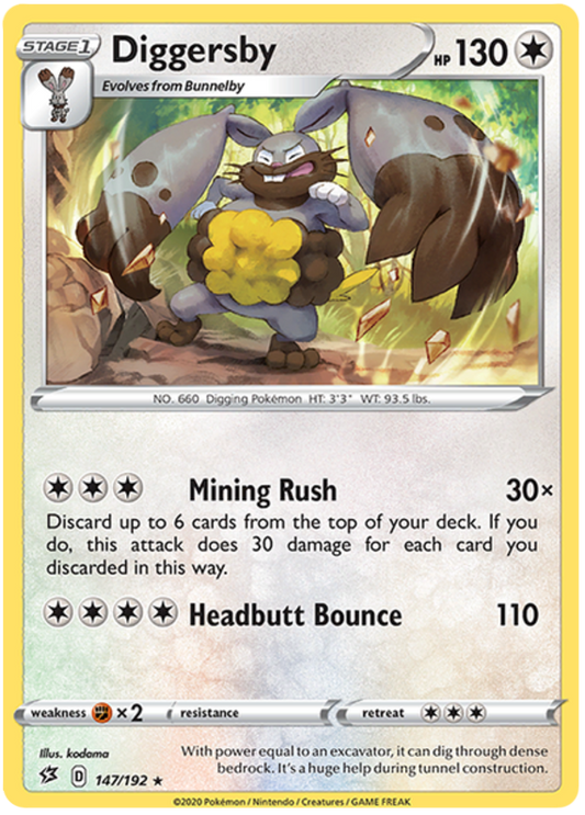 Diggersby - 147/192 - Rare