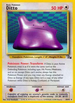 Ditto (18) - 18/62 - Rare - Unlimited Edition - (NM)