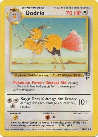 Dodrio - 037/130 - Uncommon - Unlimited Edition - (VLP)