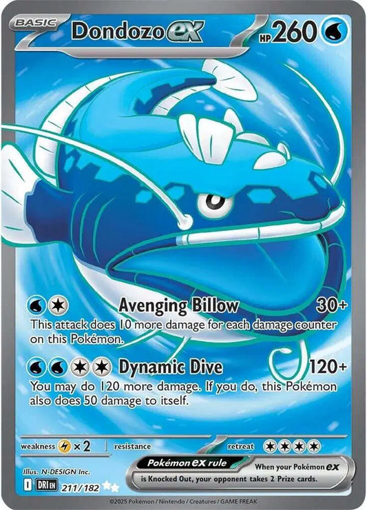 Dondozo ex - 211/182 - Full Art - Ultra Rare