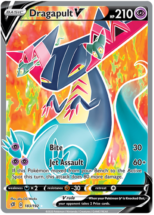 Dragapult V - 183/192 - Full Art Ultra Rare