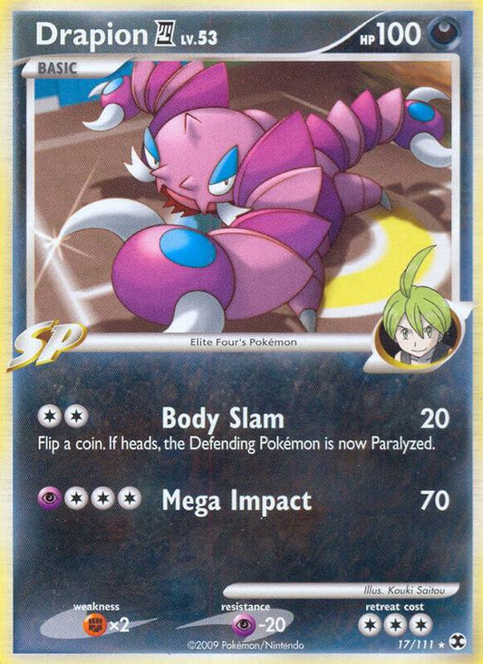 Drapion E4 17/111 - Holo Rare - Reverse Holo