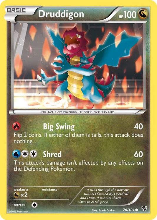 Druddigon 70/101 - Common - Reverse Holo