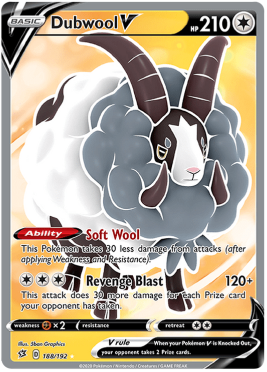 Dubwool V - 188/192 - Full Art Ultra Rare