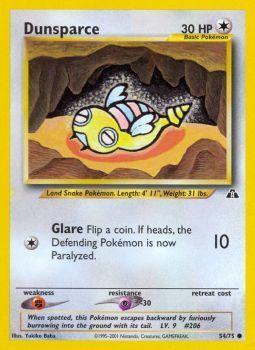 Dunsparce - 54/75 - Common - Unlimited Edition - (VLP)