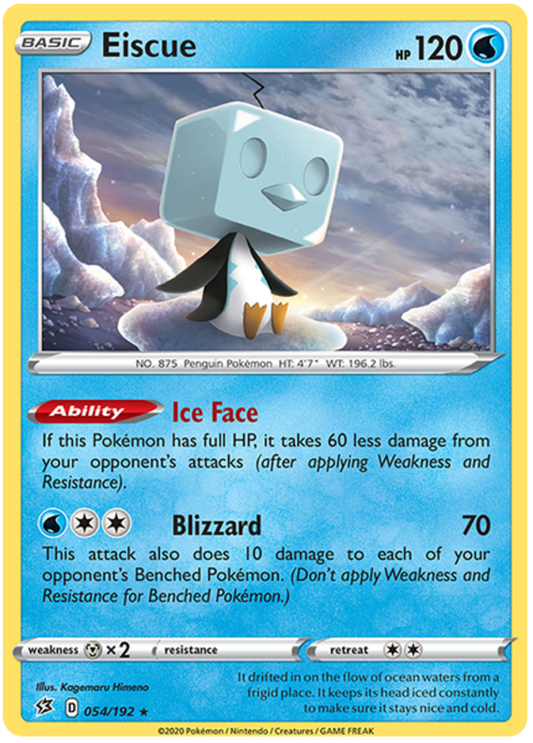 Eiscue - 054/192 - Holo Rare
