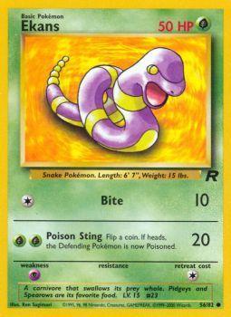 Ekans - 56/82 - Common - Unlimited Edition - (LP)