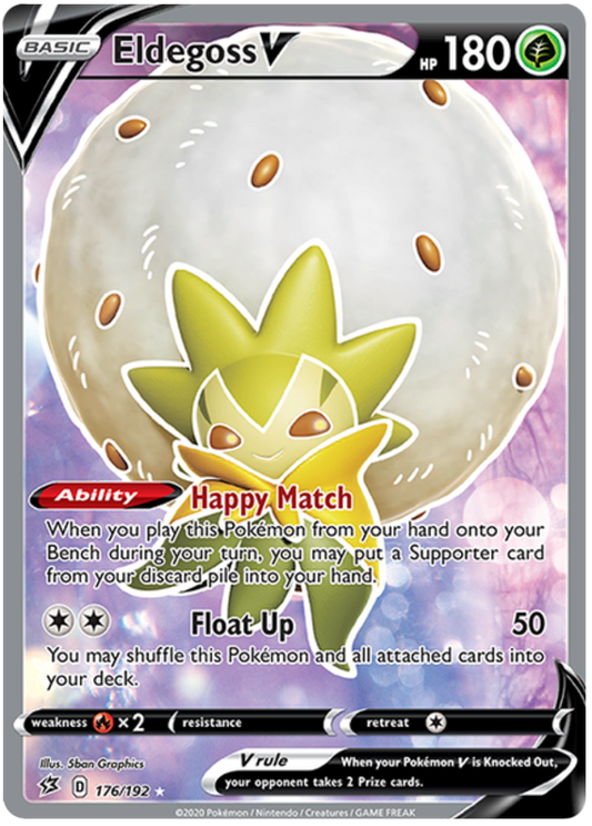 Eldegoss V - 176/192 - Full Art Ultra Rare