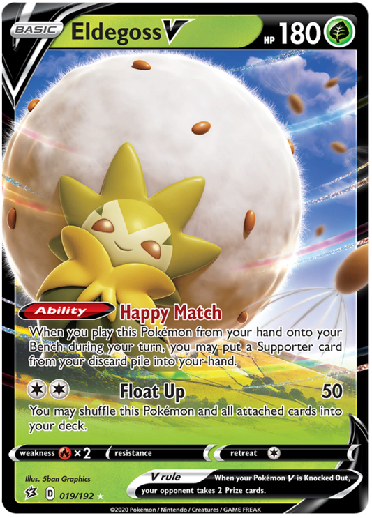 Eldegoss V - 019/192 - Ultra Rare