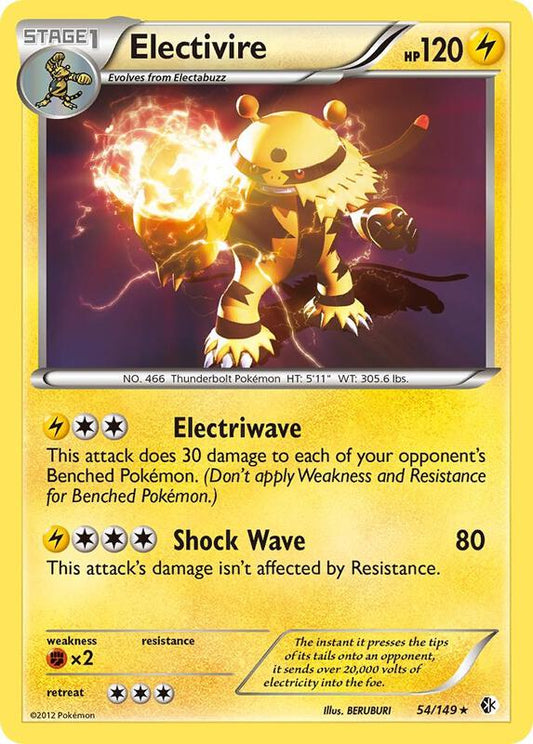 Electivire 54/149 - Holo Rare - Holo