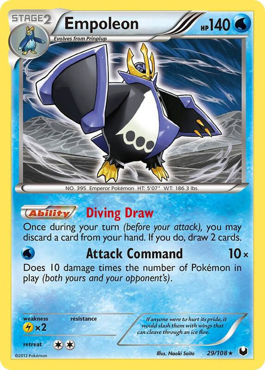 Empoleon 29/108 - Holo Rare - Holo