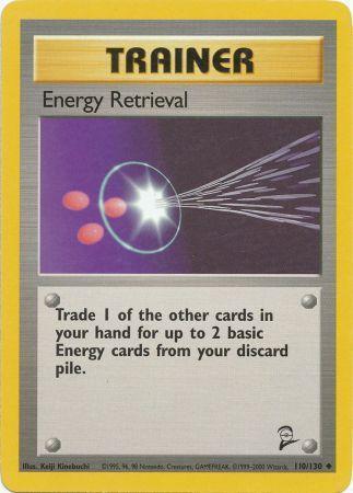 Energy Retrieval - 110/130 - Uncommon - Unlimited Edition - (NM)