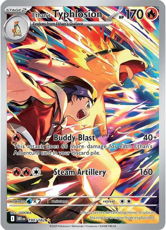 Ethan's Typhlosion - 190/182 - Illustration Rare