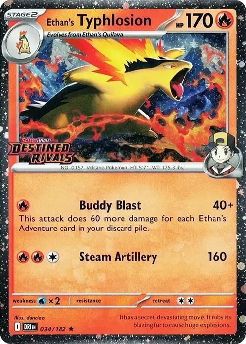 Ethan's Typhlosion - 034/182 (Pre-release)