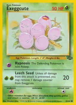 Exeggcute - 52/64 - Common - Unlimited Edition - (NM)