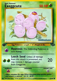Exeggcute - 52/64 - Common - 1st Edition - (LP)