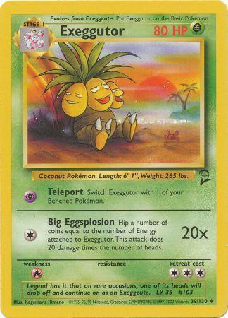 Exeggutor - 039/130 - Uncommon - Unlimited Edition - (LP)