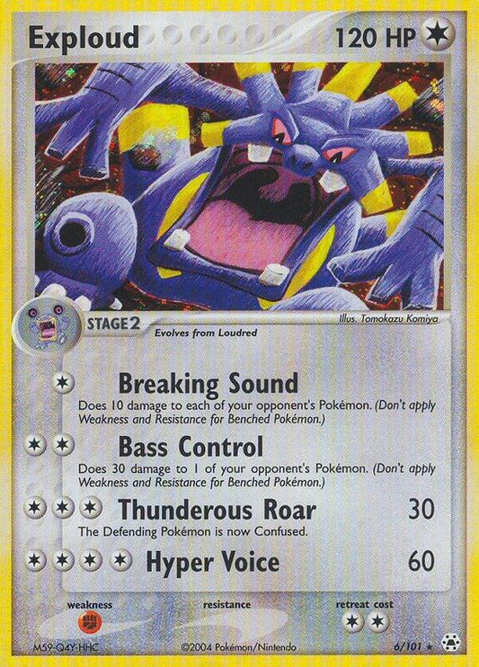 Exploud 6/101 - Holo Rare - Holo