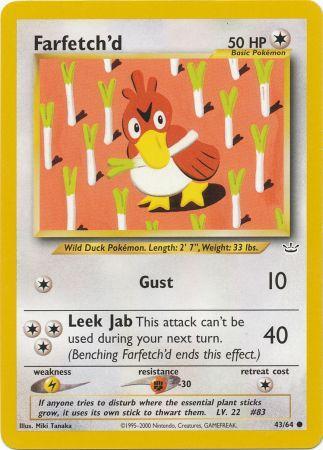 Farfetch'd - 43/64 - Common - Unlimited Edition - (NM)