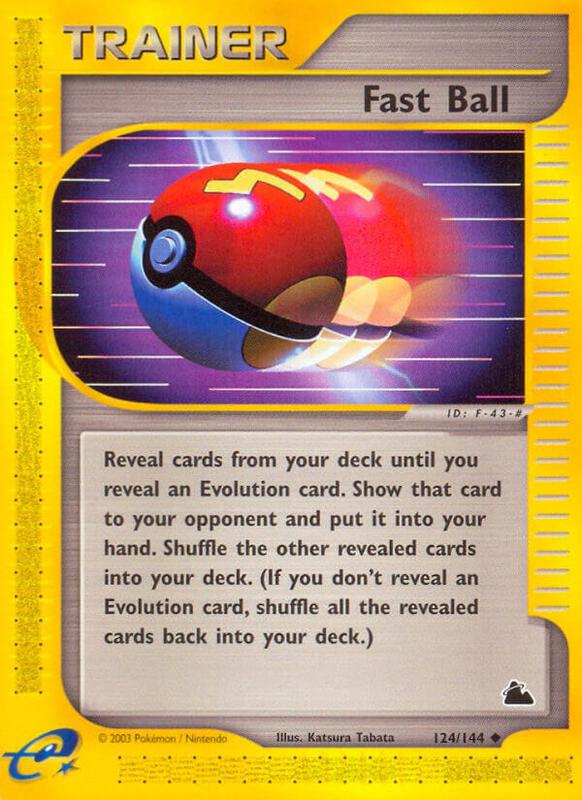 Fast Ball - 124/144 - Uncommon - Reverse Holo