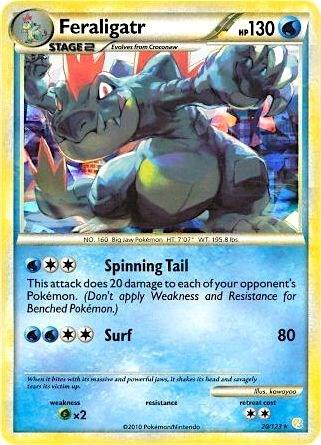 Feraligatr - 20/123 (Cracked Ice Holo) - Deck Exclusive