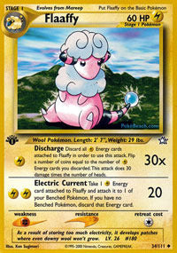 Flaaffy - 34/111 - Uncommon - 1st Edition - (MP)