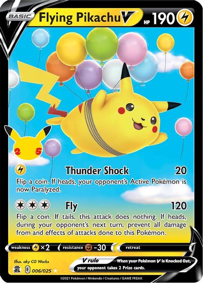 Flying Pikachu V - 006/025 - Ultra Rare