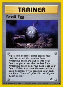 Fossil Egg - 72/75 - Uncommon - Unlimited Edition - (NM)
