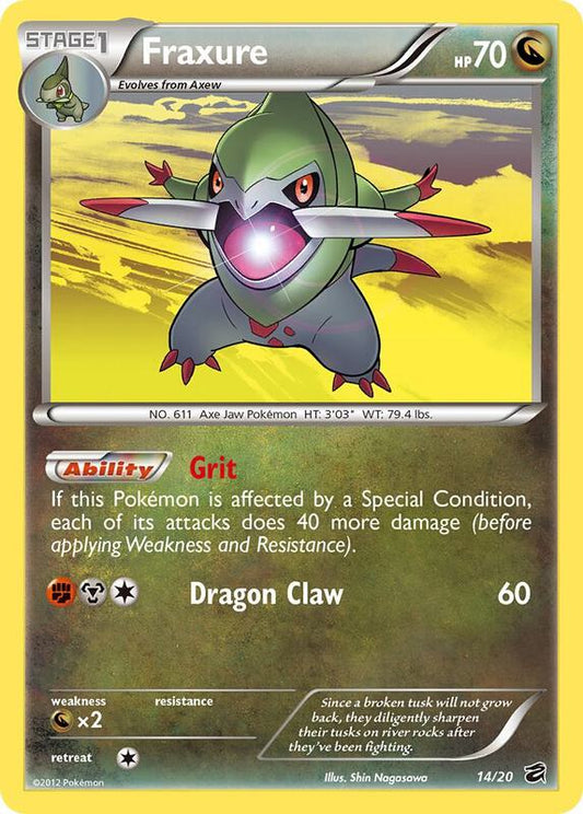 Fraxure 14/20 - Holo Rare - Holo