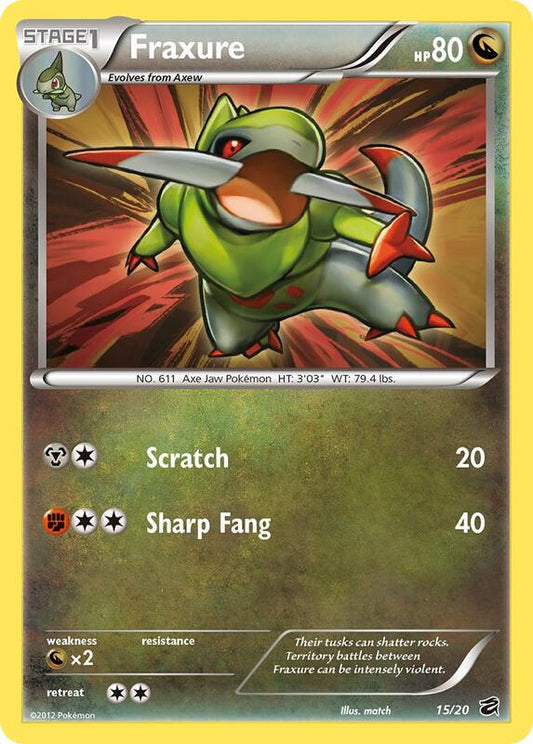 Fraxure 15/20 - Holo Rare - Holo