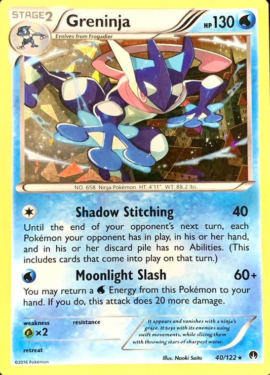 Greninja - 40/122 - Holo Rare