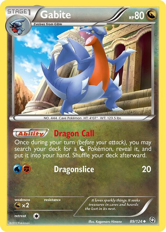 Gabite 89/124 - Uncommon - Reverse Holo