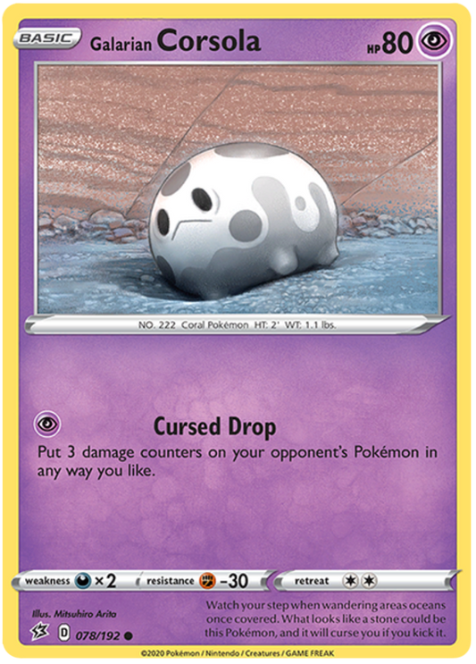 Galarian Corsola - 078/192 - Common