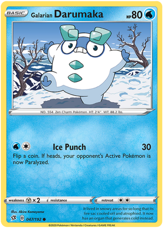 Galarian Darumaka - 047/192 - Common
