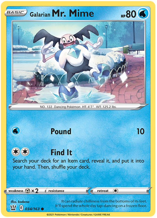 Galarian Mr. Mime - 034/163 - Common